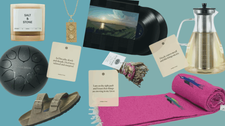 Gifts for yogis including blankets, meditation music, affirmations, and more.