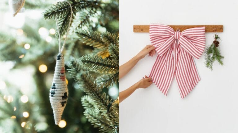 8 ideas para decoraciones y adornos navideños sostenibles