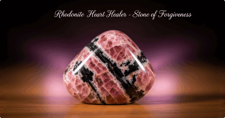 Cristal de rodonita 101 – La piedra sanadora del corazón del perdón