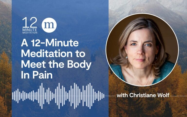 Una meditación de 12 minutos para encontrar el cuerpo que sufre