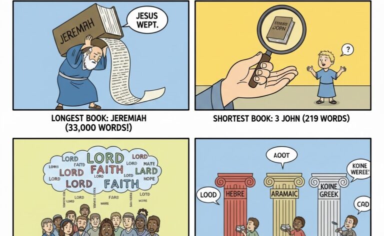 ¿Datos curiosos y registros de trivia bíblica?