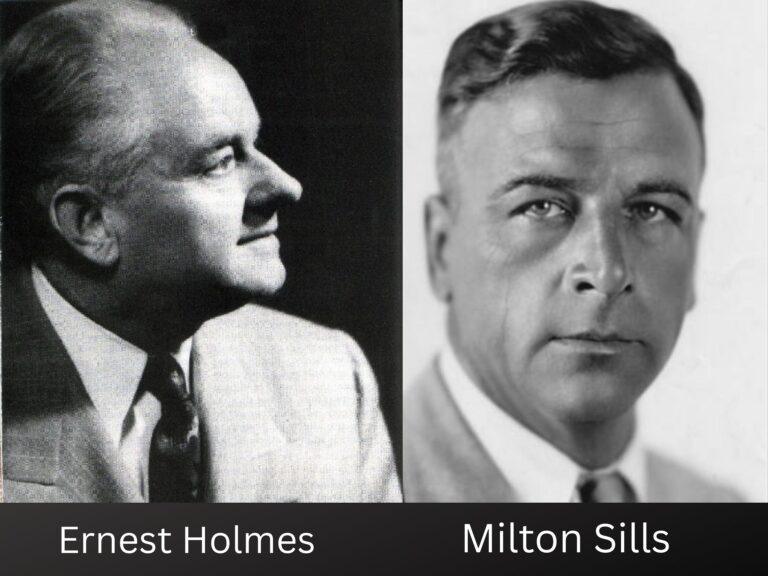 La conexión metafísica de Ernest Holmes y Milton Sills
