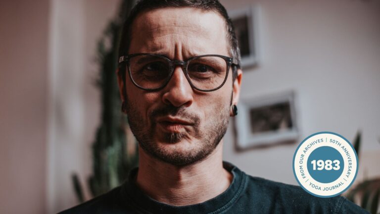 Close-up of man's face looking confused.