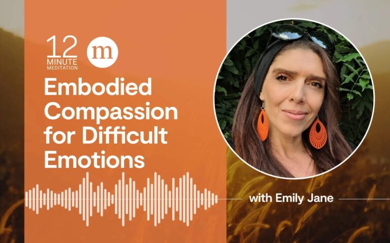 Compasión encarnada para las emociones difíciles Email Lead CTA